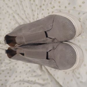 Linea Paolo wedges gray shoes,  size 5.5